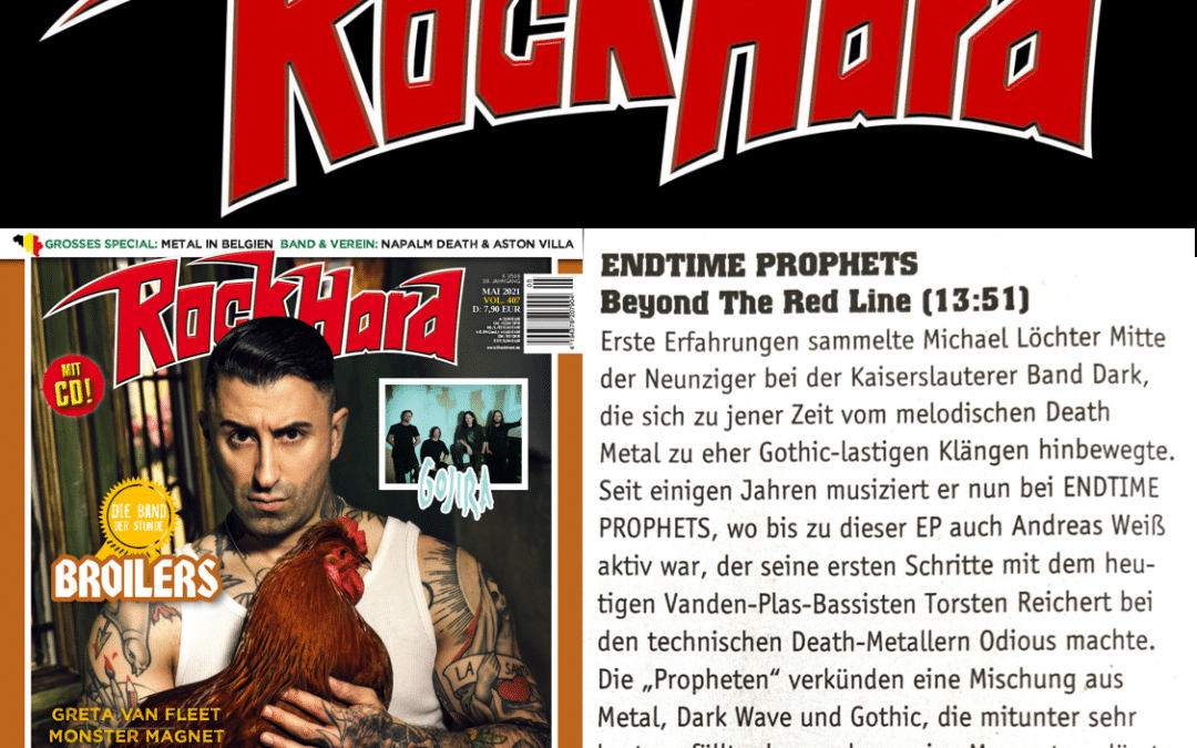 EP „Beyond the red Line“ in den Reviews bei ROCK HARD